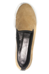 Zapato marrón vista superior