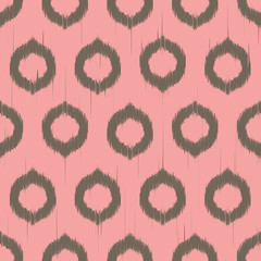 Vector seamless ikat pattern