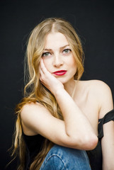 Naklejka premium Beautiful Woman