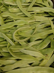 Fresh haricots verts mix verdures