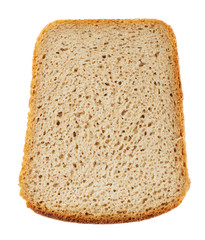 Brown bread slice