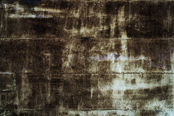 rusty corrosion metal background with old paint