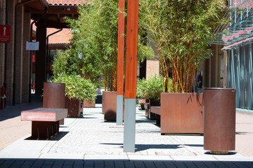 Fototapeta premium centro commerciale