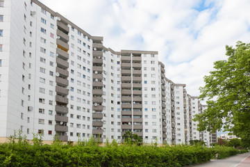 Wohnsiedlung in Berlin - Hochhäuser