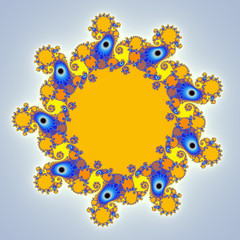 Fractal floral pattern