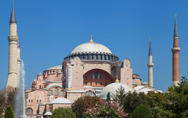 Fototapeta na wymiar Basilica of Hagia Sophia