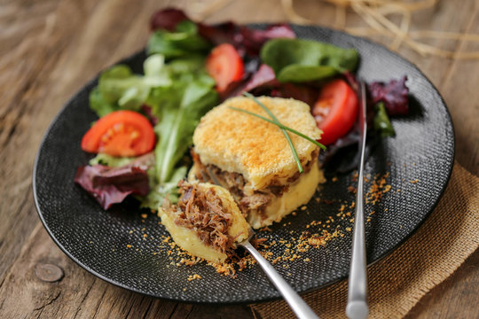 bouch&eacute;e de hachis parmentier de canard 4