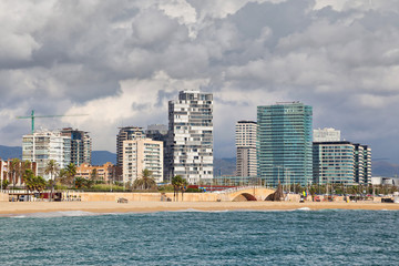 New buildings at Sant Marti district, Barcelona