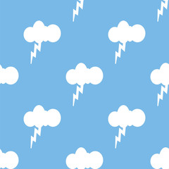 Storm seamless pattern