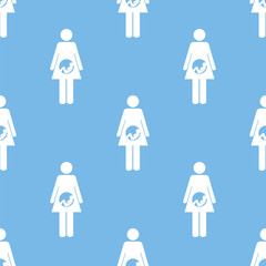 Pregnancy seamless pattern