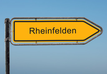 Strassenschild 35 - Rheinfelden