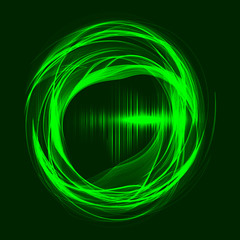 Abstract wave  technology  background.