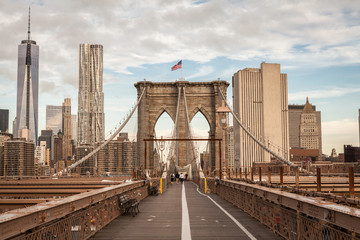 Obraz premium Brooklyn Bridge, Nowy Jork, USA