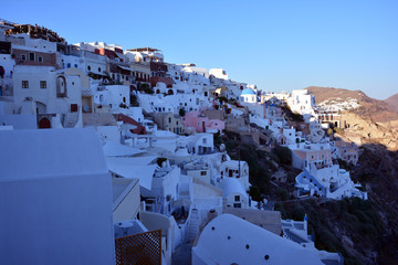 Fototapeta premium fin d'après midi à Oia
