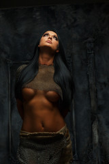 Female in ancient armor © Fxquadro