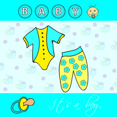 " It's a boy " icon set