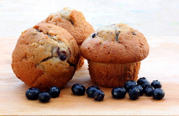 Blueberry muffins