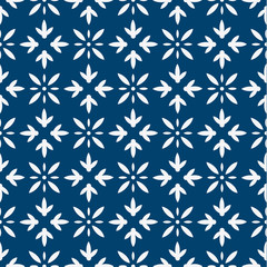 Blue and white delft pattern