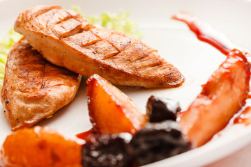 chicken breast with potatoes
