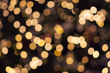 Natural bokeh. Photo of holidays lights