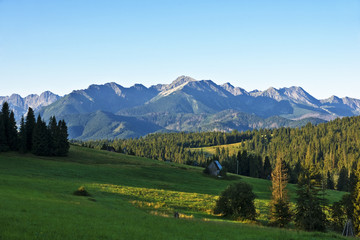 Fototapety  Wysokie szczyty w polskich Tatrach