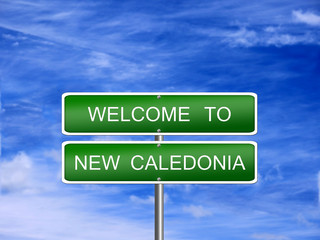 New Caledonia Travel Sign