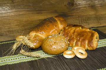 pastries and wheat ears