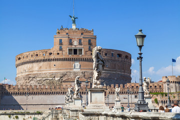 Castel Sant'Angelo in Rome, Italy.