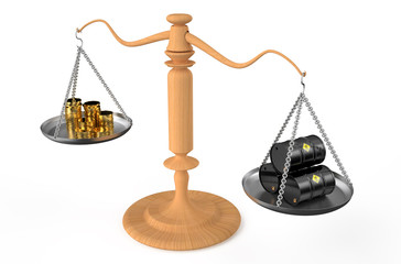 Oil industry concept