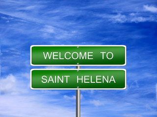 Saint Helena Travel Sign