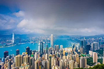 Foto op Canvas Hong Kong Cityscape © SeanPavonePhoto