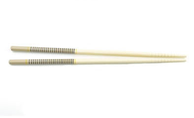 chopsticks on a white background
