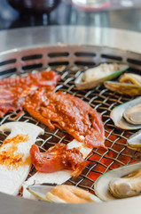 Grilled New Zealand mussels