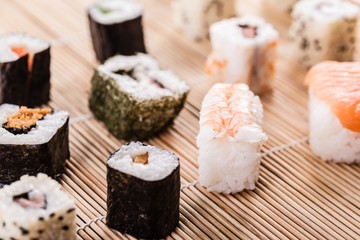 Sushi bar assortment