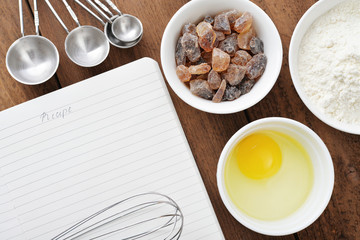Ingredients for baking
