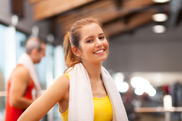Fitness woman portrait