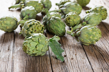 Artichoke, natural bio food concept