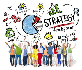 Strategy Development Goal Marketing Planning Business Concept