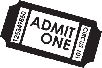 Admit One Ticket