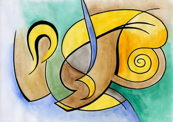 Fototapeta premium Abstract art design