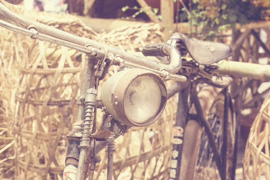 old bicycle - Vintage effect style pictures