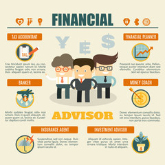financial advisor infographics
