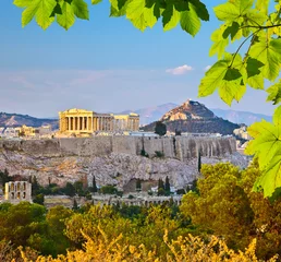 Fotobehang Akropolis in Athene © sborisov