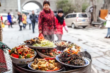 Afwasbaar Fotobehang China Chinees eten