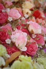 beautiful of rose artificial flowers