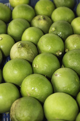 Lemon juice in a plastic tray