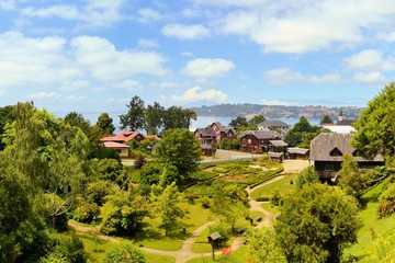 Town settled by German immigrants, Frutillar, Chile.