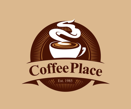 Fototapeta Coffee Place Logo