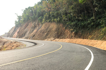 New road to hill