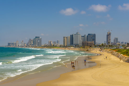 View of the sea in Tel Aviv
